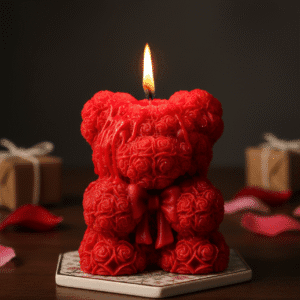 Silicon Mould- Rose Teddy Bow (CM196)