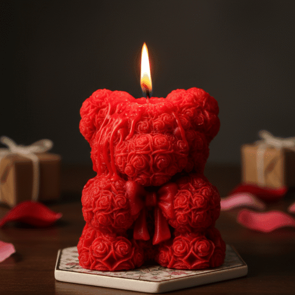 Silicon Mould- Rose Teddy Bow (CM196)