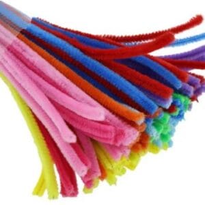Pipe Cleaners For Decorative Flower & Craft Making – Set Of 100 Pc