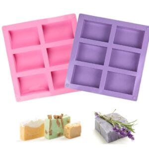 Silicon Mould | 6 Cavity Rectangle – 100 gms