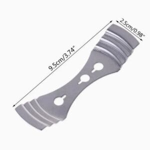 Steel Wick Holder I Bow-Tie Candle Wick Centering Tool (Set of 10 pcs)