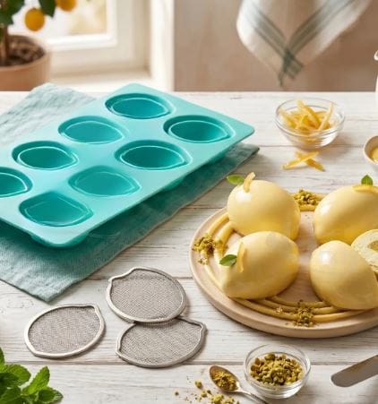 Silicon Mould I 8 cavity Lemon Shape