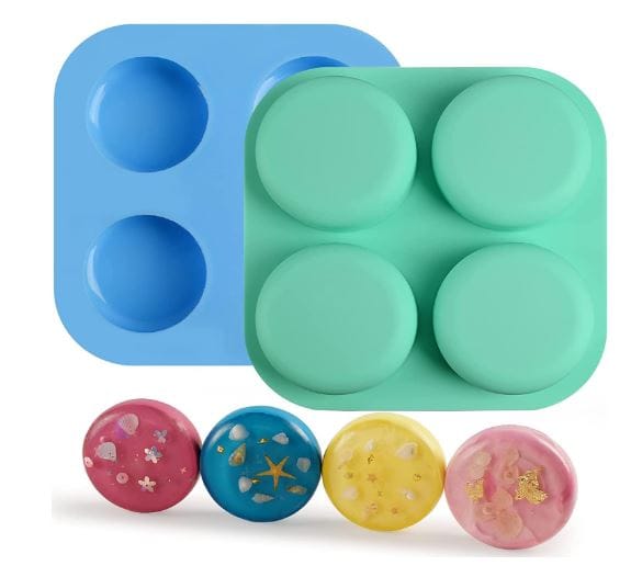 Silicon Mould | 4 Cavity Round - 75 gms