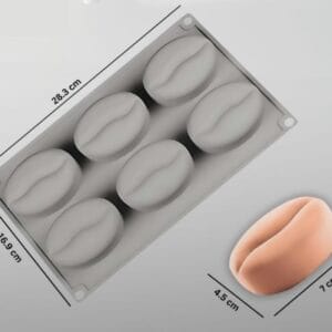 Silicon Mould | 6 Cavity Coffee – 100 gms